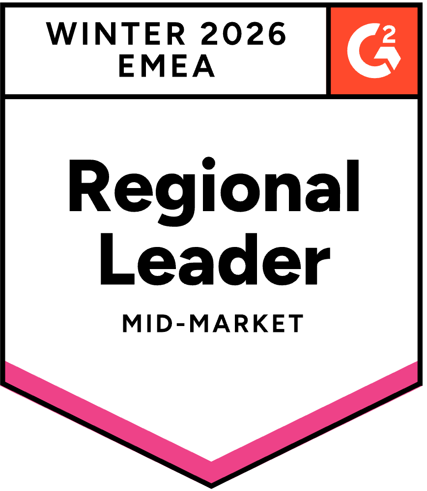 G2 Winter 2026 EMEA Regional Leader Mid-Market
