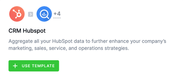 HubSpot CRM template